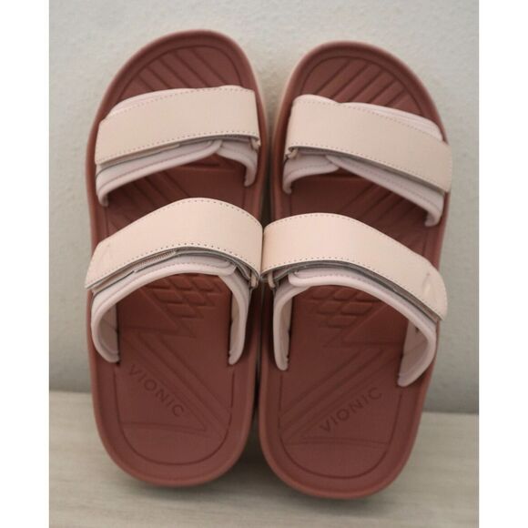 Vionic A683187 WMN Sz 9M Pink/Rose Renewal Adjustable Recovery Slide Sandals SIB - Picture 8 of 8
